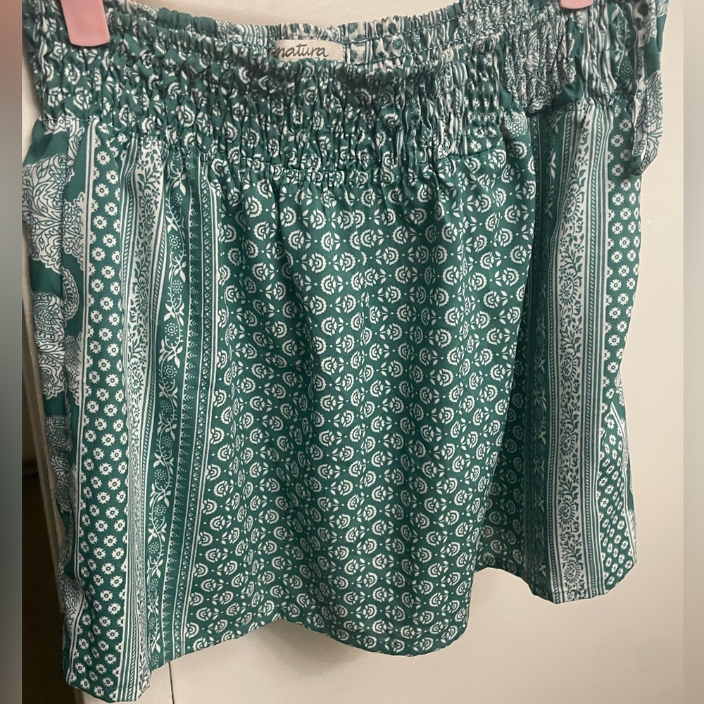 Natura emerald skirt